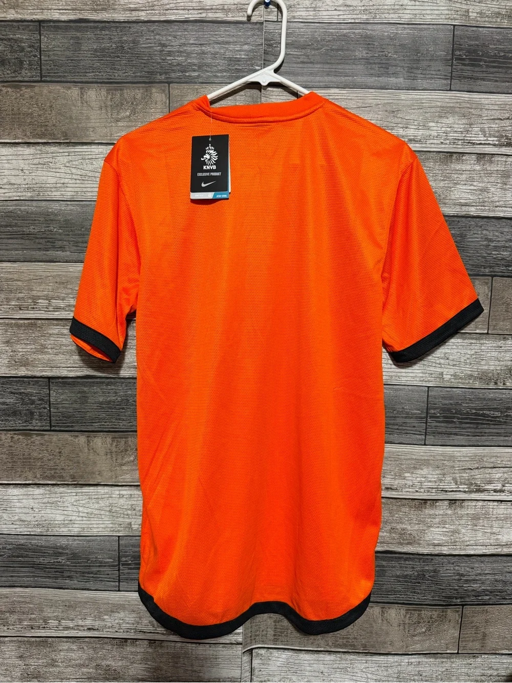 Nike Dri Fit KNVB Netherlands Soccer Jersey Men’s M Orange Short Sleeve READ